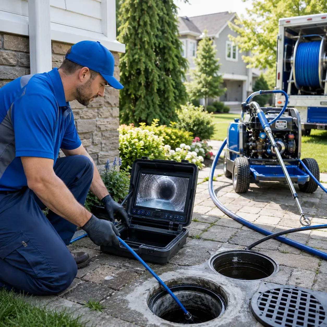 Outdoor drain cleaning professionals serving Cramerton, NC